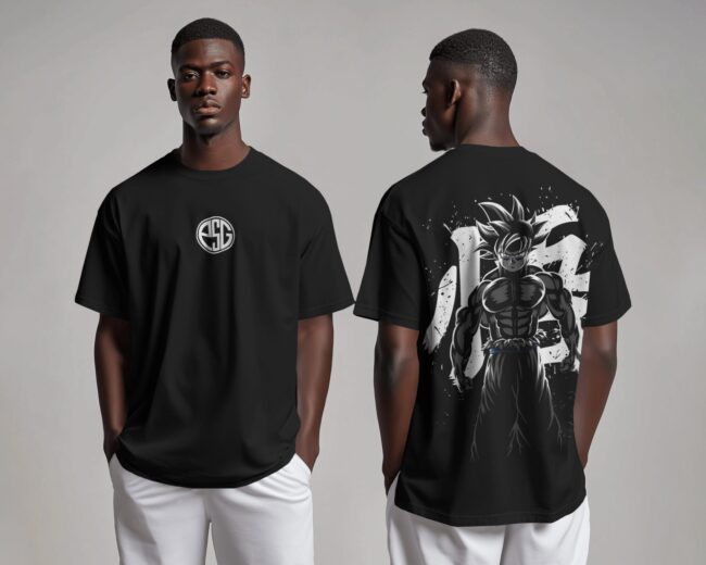 Evolved Goku Oversized T-Shirt - Image 3