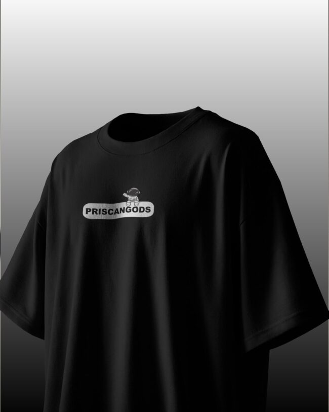 Black Cosmic Brew Oversized T-Shirt - Image 3